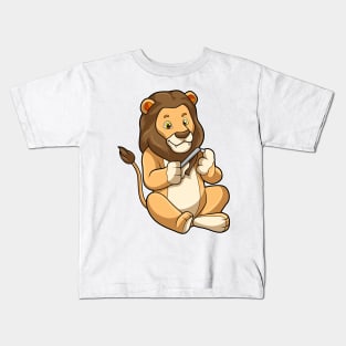 Lion with Nail arrows Kids T-Shirt